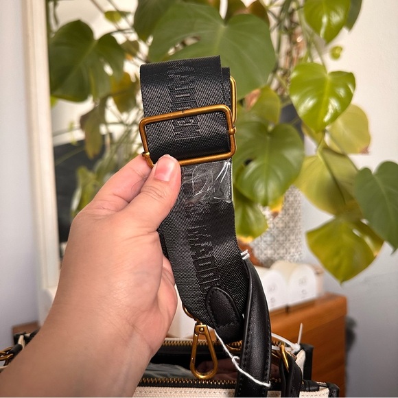 NWT Steve Madden Black and Cream Studded mini tote - Picture 7 of 10